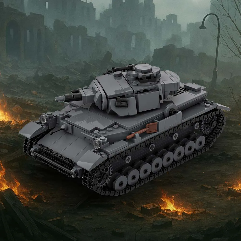 

MOC Panzer IV D Building Blocks Brick Toy Kid Gift