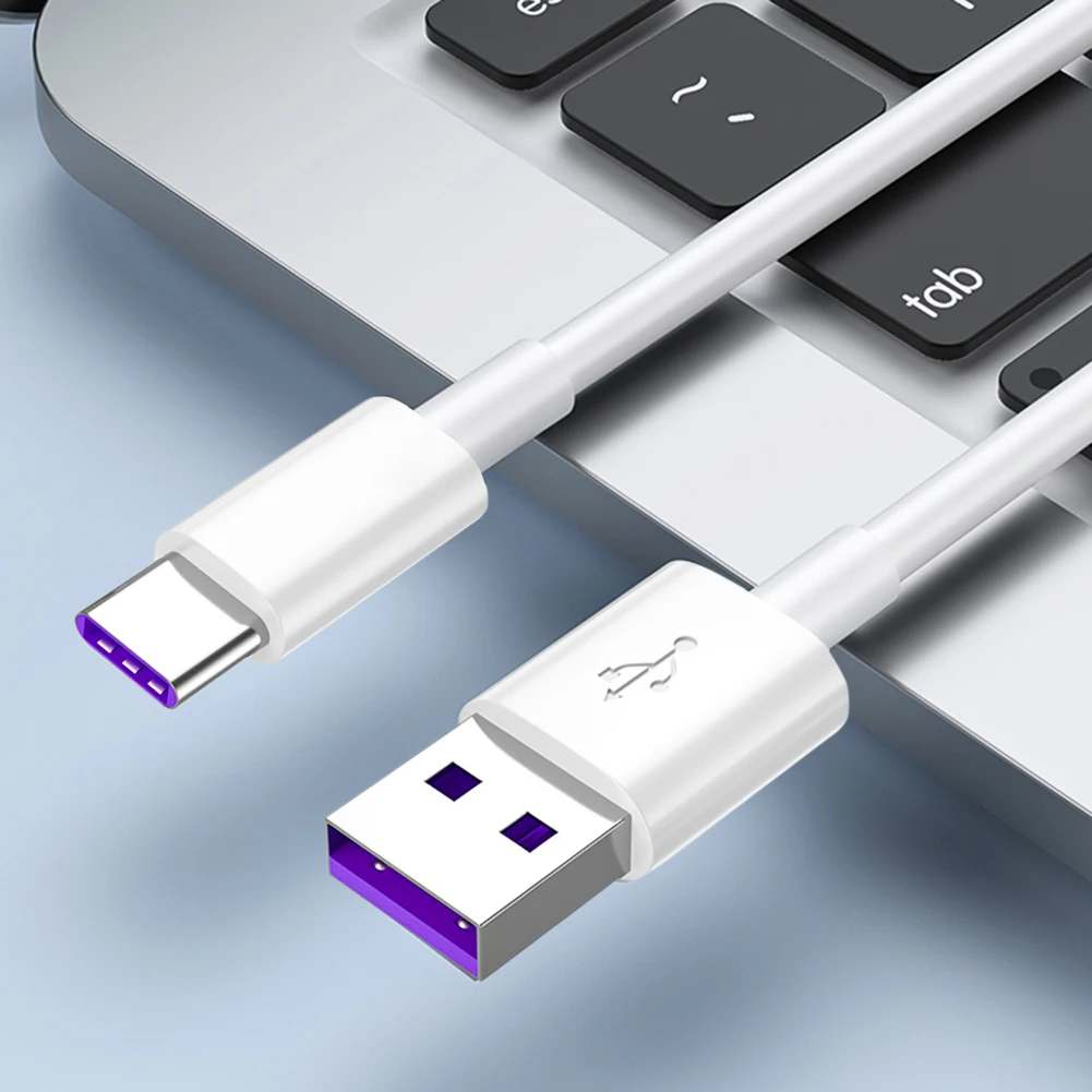 Cable de Carga para Teléfono Móvil 6A/5A Tipo-C para Xiaomi Redmi POCO Huawei Honor OPPO VIVO Accesorios