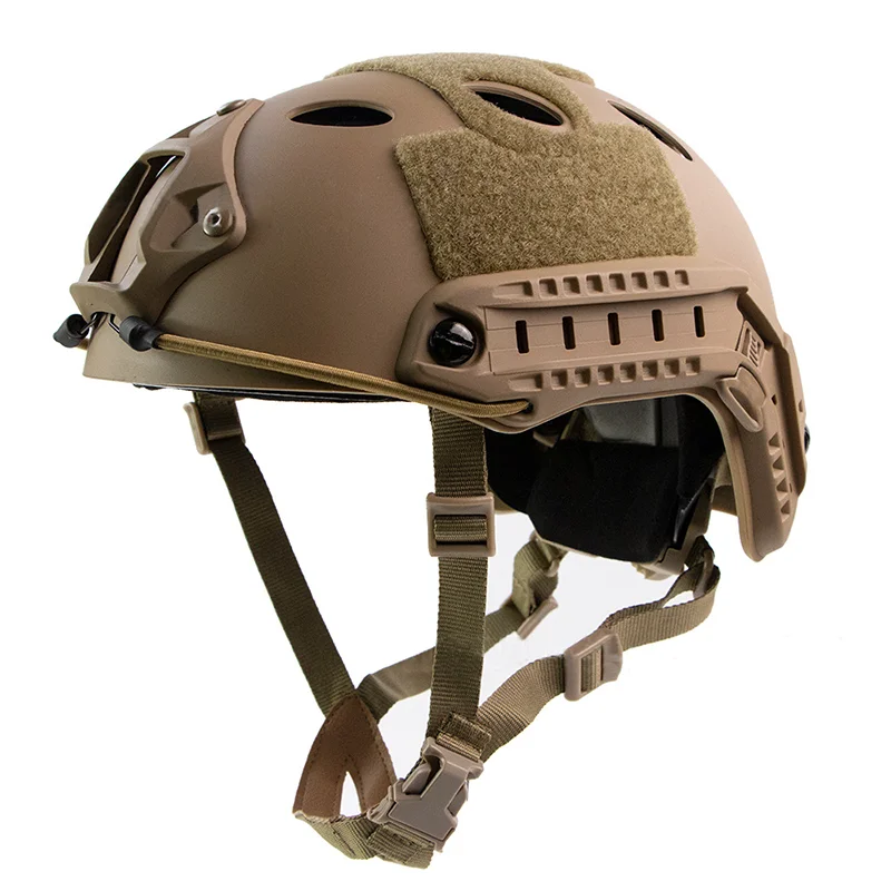 Casco tattico veloce leggero certificato CE ABS antideflagrante manopola regolabile sospensione Airsoft MH casco