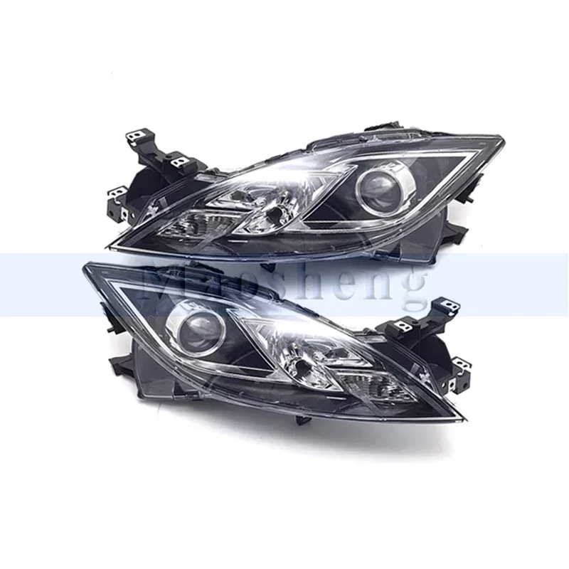 Maosheng A Pair Xenon or Halogen Headlight Front Bumper Head Light Lamp For Mazda 6 GH 2009-2015 Head Lamp Headlamp Turn Light - Image 4