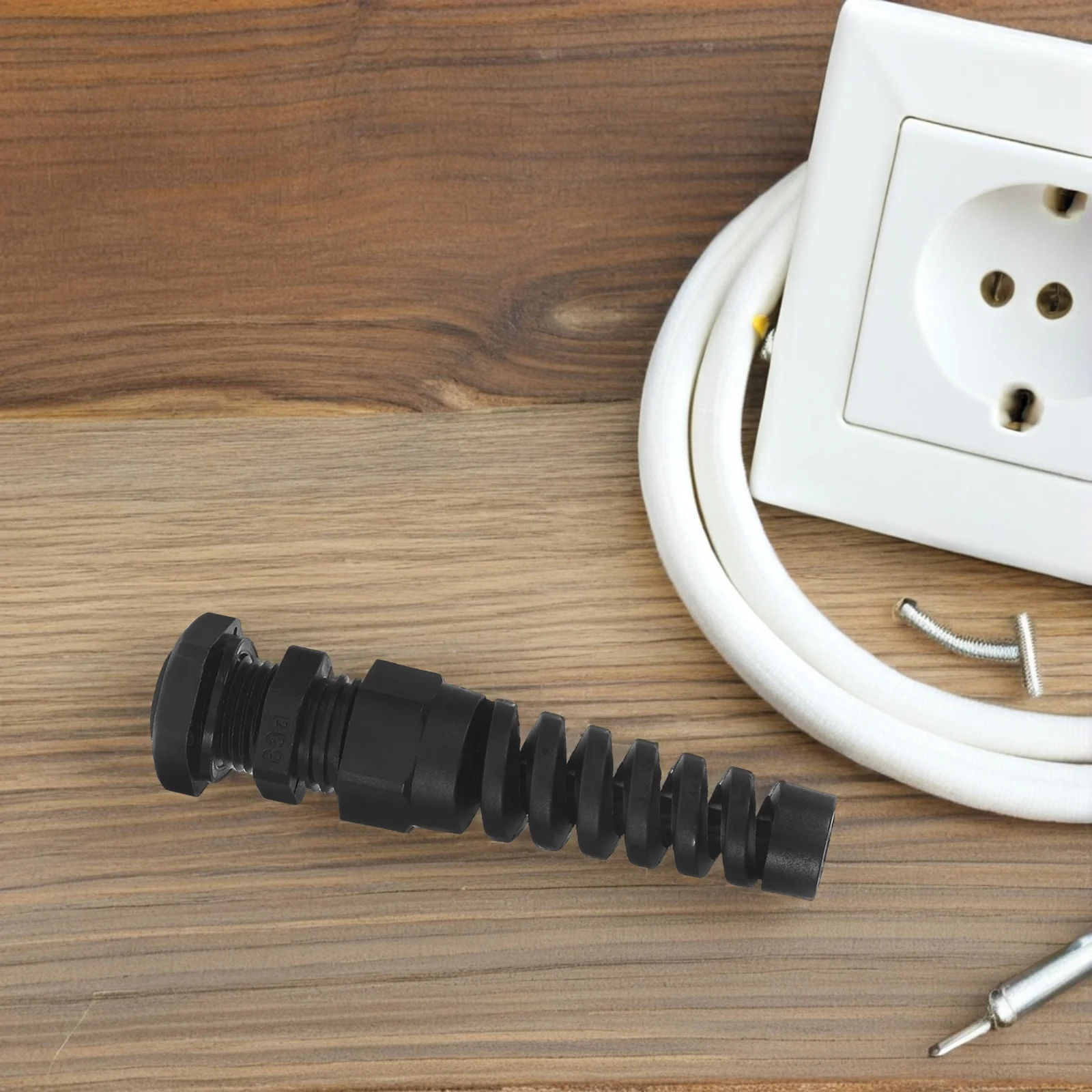 

10Pcs Cable Anti Bend Joint Waterproof Nylon Gland Grip 4-8mm Wire Industrial Automotive Marine Outdoor Use Strain Relief Joint