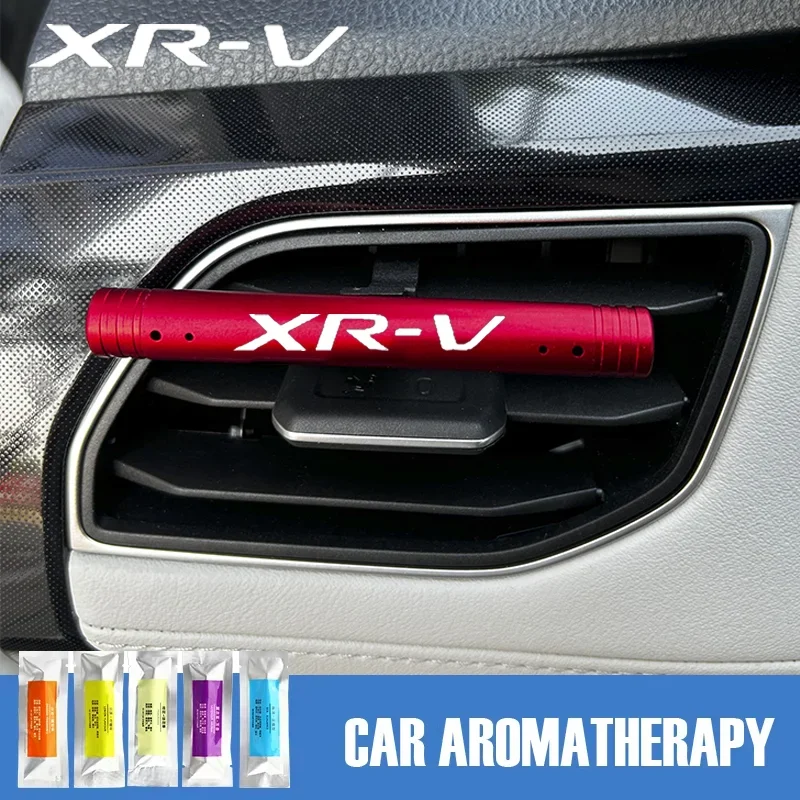 For Honda XR-V Logo Car Air Perfume Clip On Vent Diffuser Portable Fresh Scent Ornament Auto Interior Decor Accessories