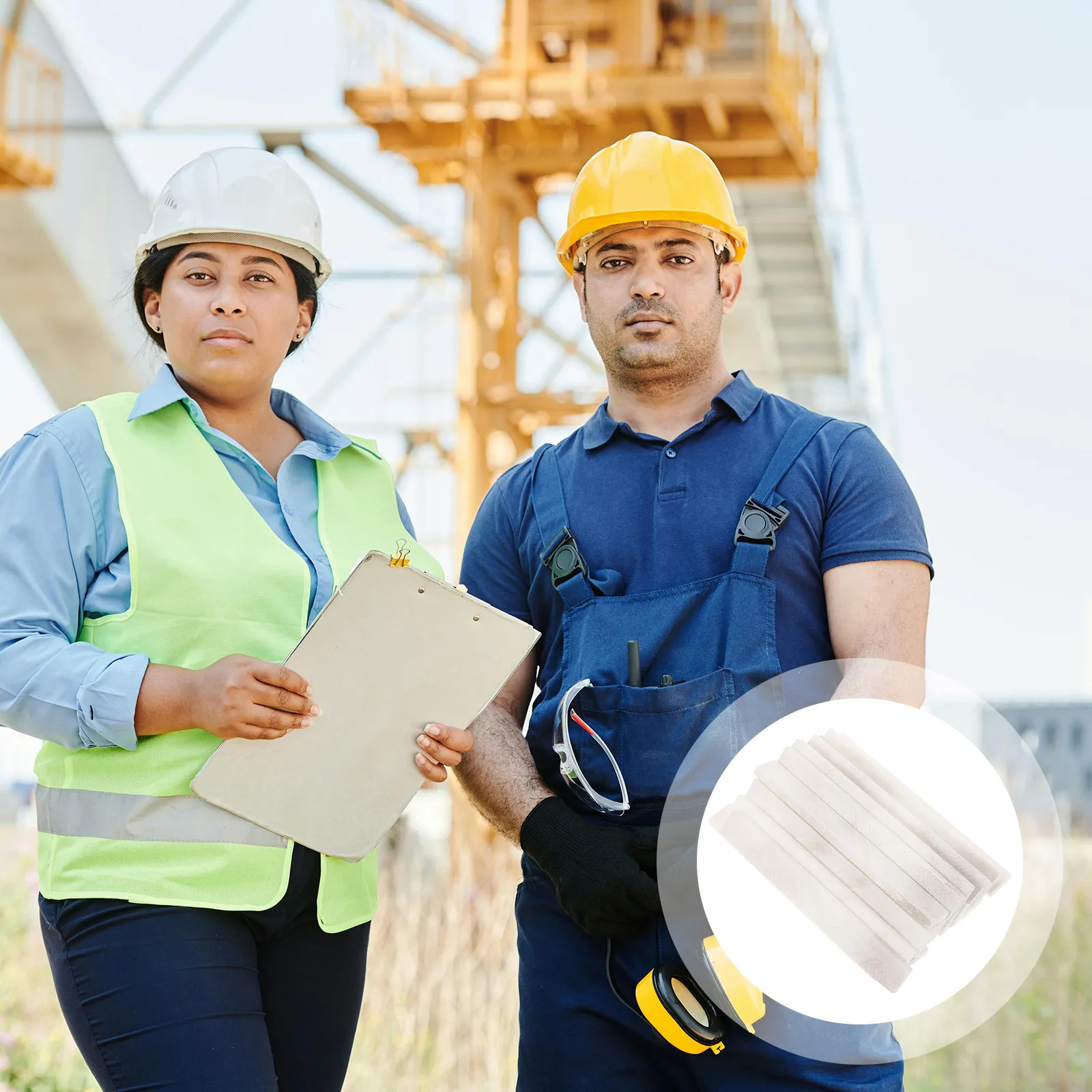 

Набор из 18 крупных промышленных мелков для разметки, устойчивых к разрушению, белые мелки для разметки металла, дерева, камня