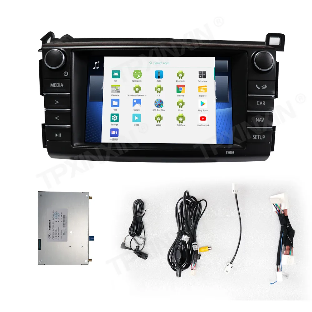 Car Radio Multimedia Video Player For Toyota Prado 2016 Gps Navi Stereo 4G Rds Dsp Carplay 2 Din Android 10.08+256GB