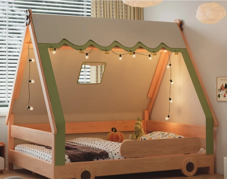 ！@2025 Latest Design Minimalist Bedroom Furniture Wooden Double Bed and Children's Bed for Boys and Girls Hotel Bedroom Sets