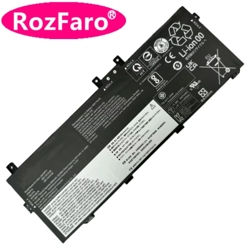 

RozFaro L20M3P71 L20L3P71 L20C3P71 L20D3P71 LaptopBattery For Lenovo ThinkPad X13 YOGA GEN 2 G2 20W8000SGB 20W8007EIX 20W9002XAU