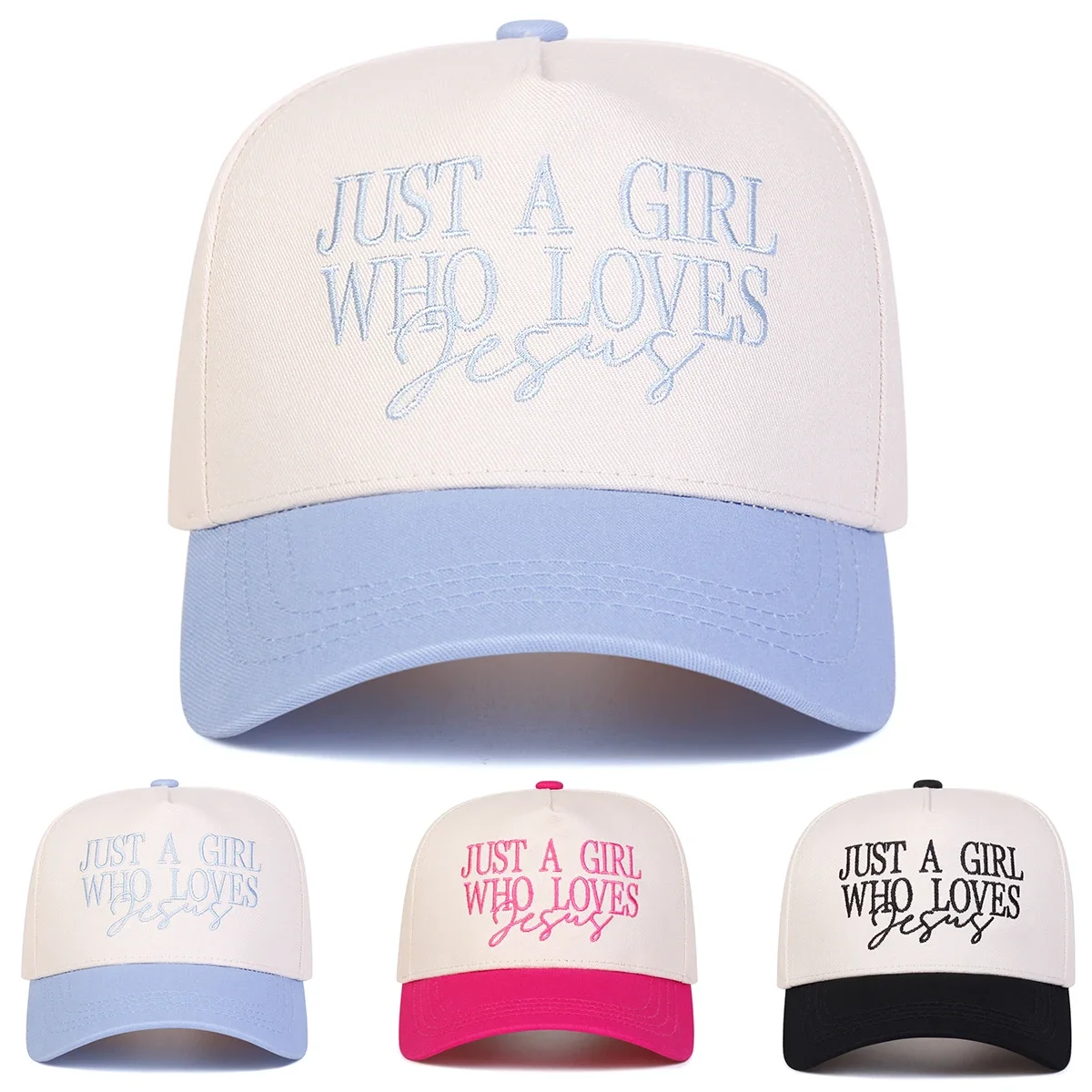 Unisex WHO LOVES Baseballkappen mit Buchstabenstickerei, Frühling und Herbst, für den Außenbereich, verstellbare Freizeithüte, Sonnenschutzhut, Sportkappe