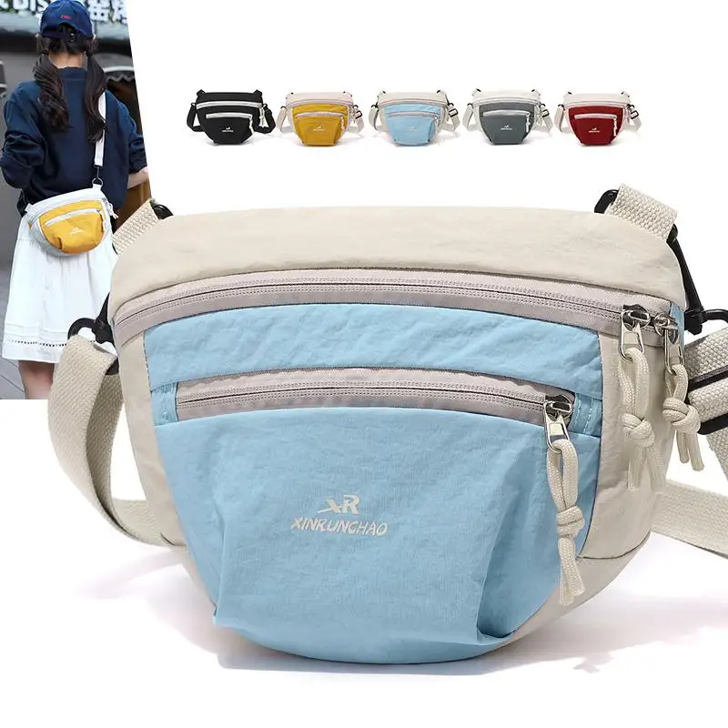 Women's Lightweight Mini Crossbody Bag Casual Fashionable Travel Sling Chest Pack Outdoor Hiking Daypack for Women Shoulder Bags