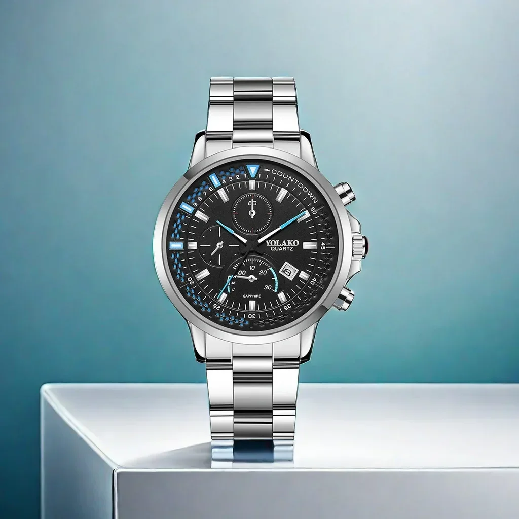 นาฬิกาสปอร์ตสำหรับผู้ชายเกรดสูง Jam Tangan elektronik กันน้ำสำหรับกีฬาว่ายน้ำวิ่งธุรกิจ