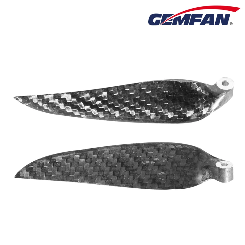 Gemfan Elica pieghevole 9.5×5 10X6 11×6 11X8 12×6 12X8 12×6.5 Fibra di carbonio 1 PZ per parti di aeroplani RC Accessori Multirotore