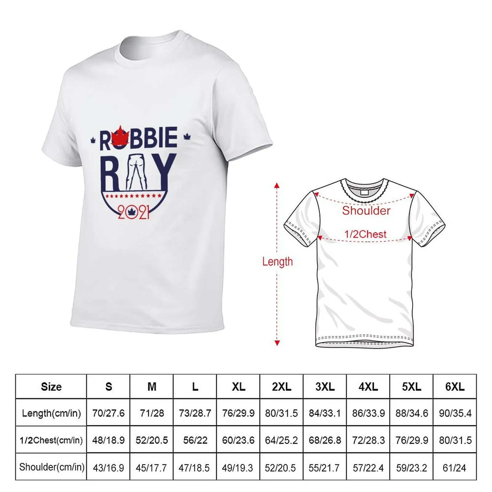 Robbie Ray T-Shirt plus size clothes plus sizes oversized t shirt men
