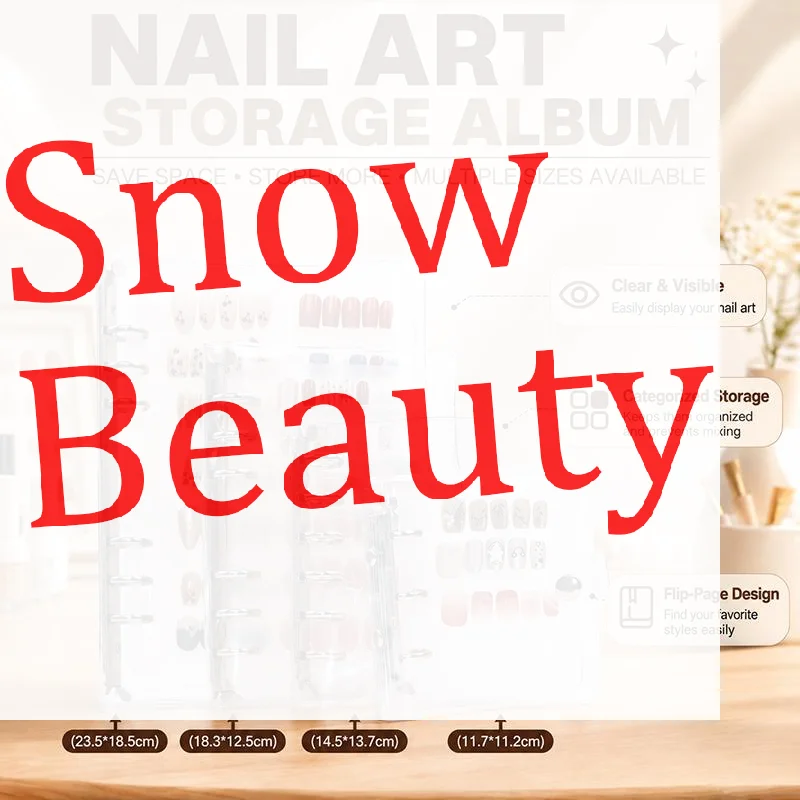 1/3Pcs Set Nail Art Storage Exhibition Album DIY Simple Nail Art Storage Tool Nail Display Organizers For Nail Art Tools
