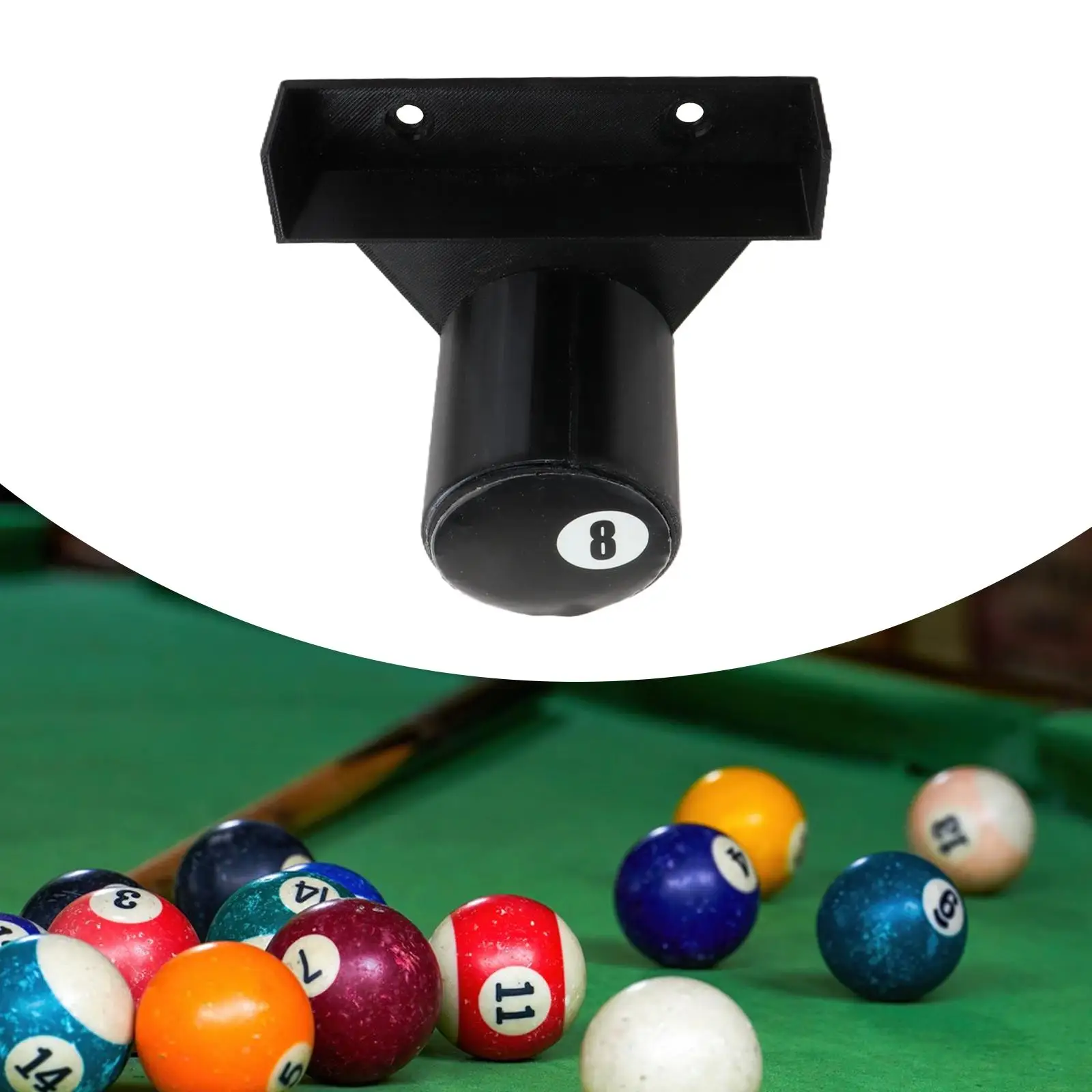 

Настенный держатель для бильярдной мелки, треугольная подставка для шаров, аксессуары для бильярдного стола для клубов и развлекательных заведений