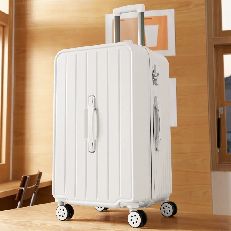 2024 Travel Suitcase Students' Luggage 28" Thickened Trolley Case 30 Inch Large Capacity Suitcase  Family Long Trip Trunk