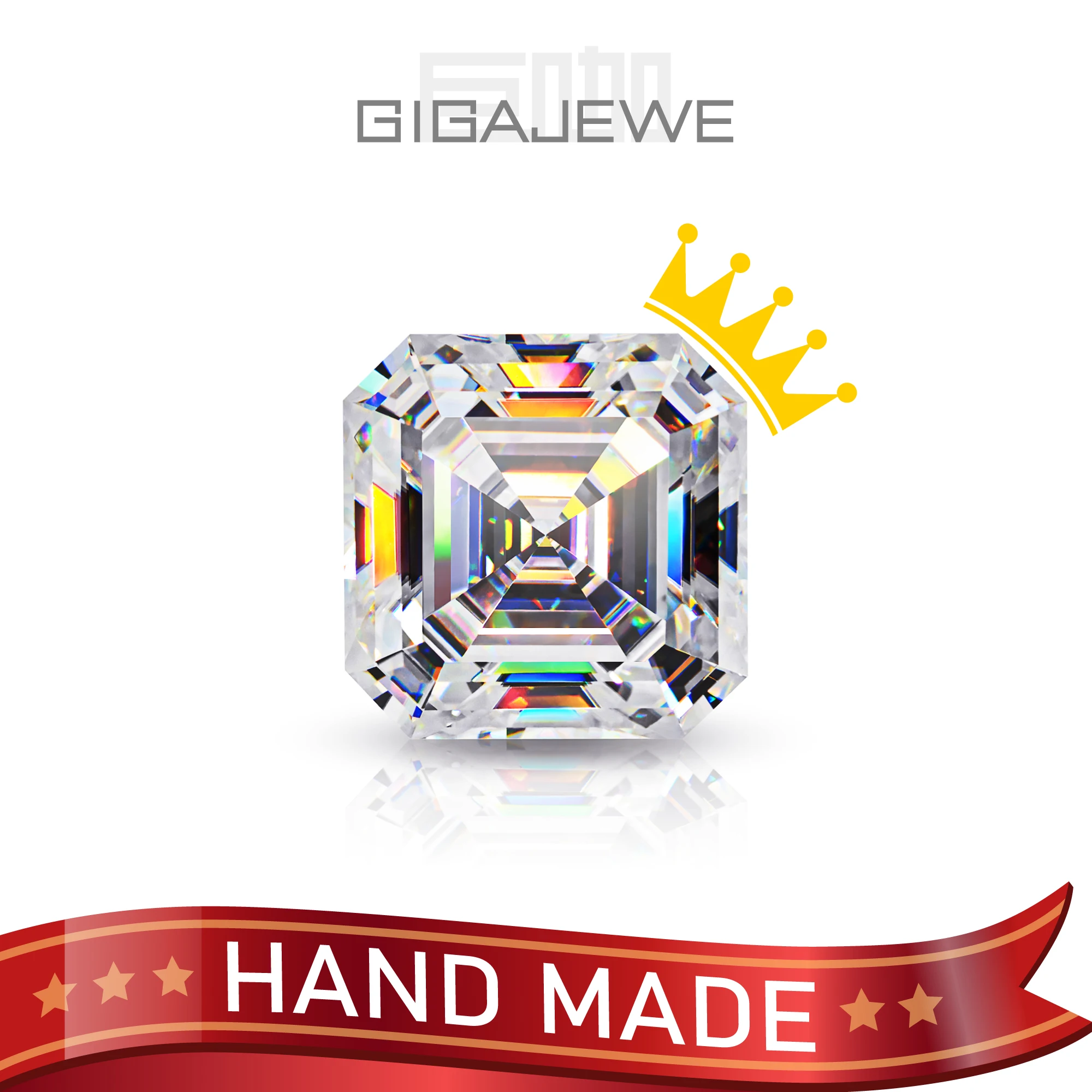 

Подушка ручной работы GIGAJEWE, белый топ D VVS1, муассанит, драгоценные камни премиум-класса, свободный бриллиант, пройденный тест, драгоценный камень для изготовления ювелирных изделий