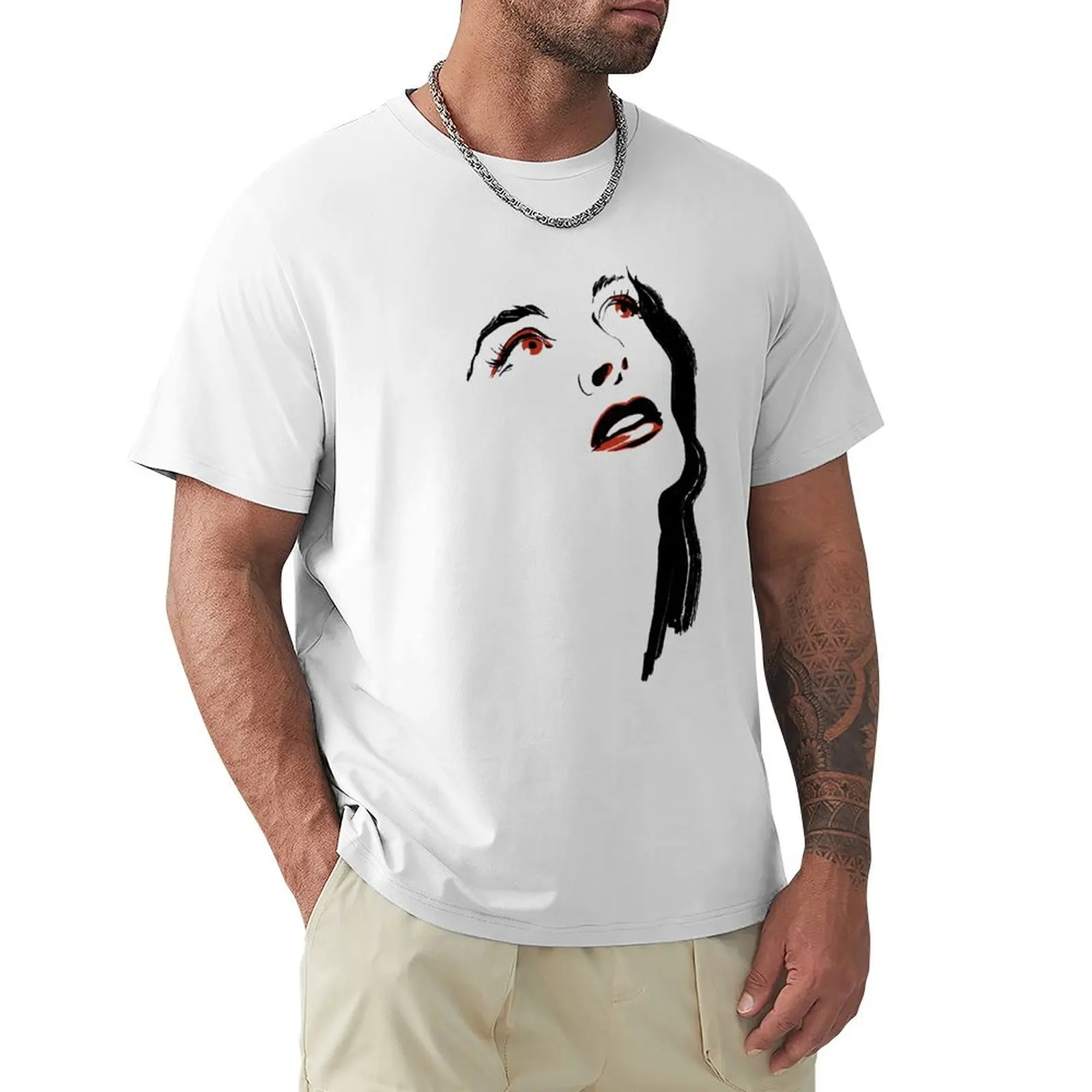 Katharine Hepburn portrait T-Shirt customizeds cute tops plus size tops men graphic t shirts