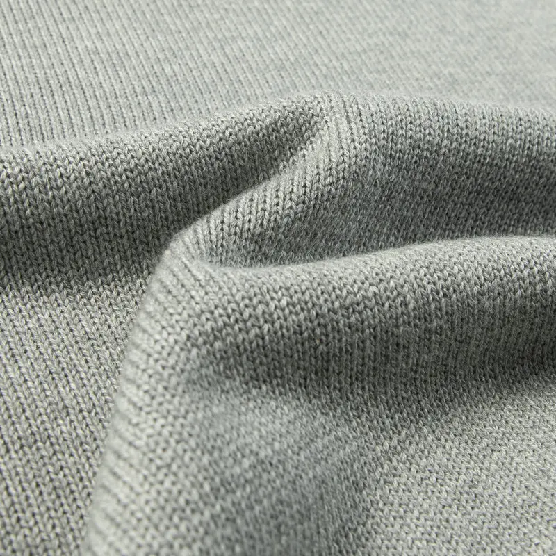 남성용 트렌디 캐주얼 가을 겨울 크루넥 니트 스웨터 긴팔 자켓 앞면 로고 루즈핏 올매치