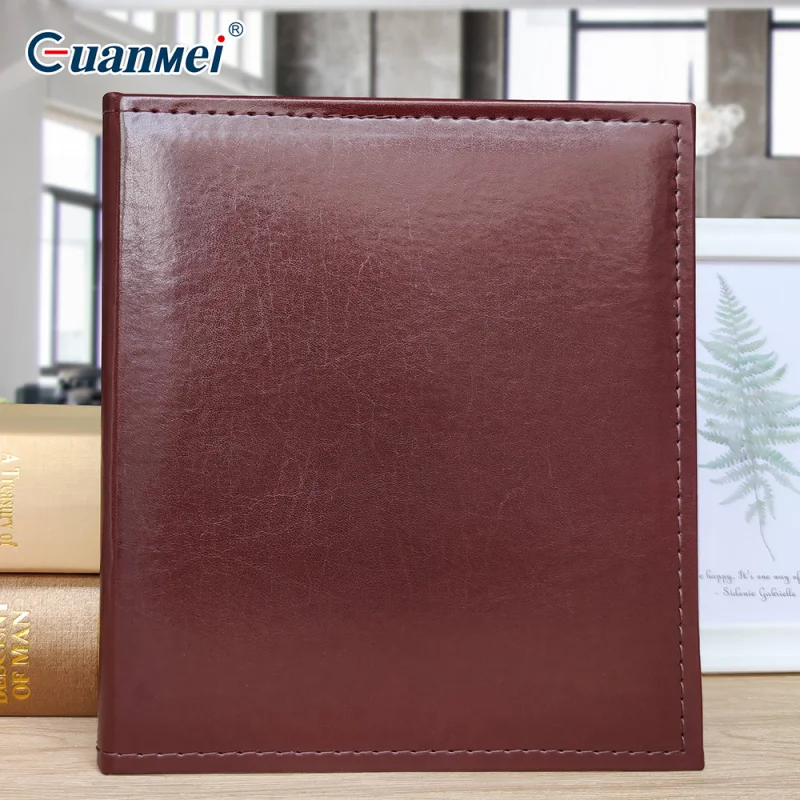 Customized. Guangmei Leather A5 Folder Style Award Insert Pocket Storage Album Photo Album 8inch Pa