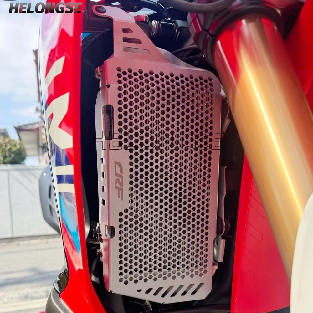 New For HONDA CRF300L CRF 300 L 300L Rally 2021 2022 2023 2024 2025 2026 Pivot Dirt Bike Radiator Guard Protection Grille Cover