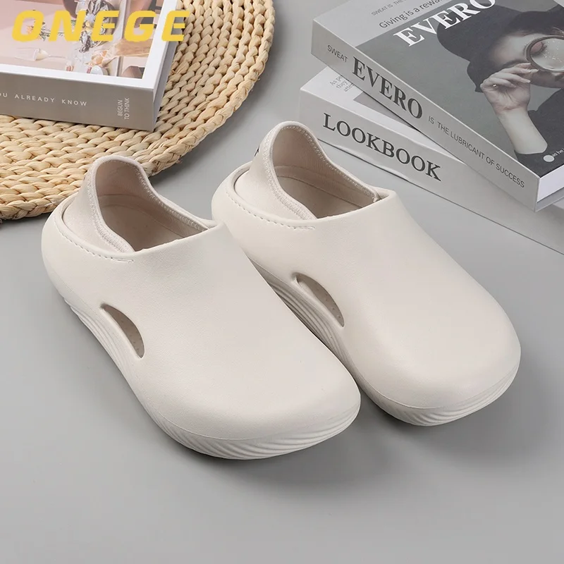 

Пара летней мужской повседневной обуви, мужская обувь для хлеба, ленивые тапочки без носка, мужская дышащая и удобная пляжная обувь.