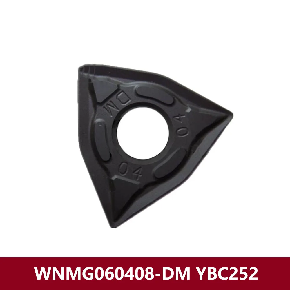 

WNMG332-DM Carbide Inserts Original WNMG060408-DM YBC252 WNMG0604 WNMG 060408 DM CNC Lathe Cutting Tools Holder WNMG06 Machine