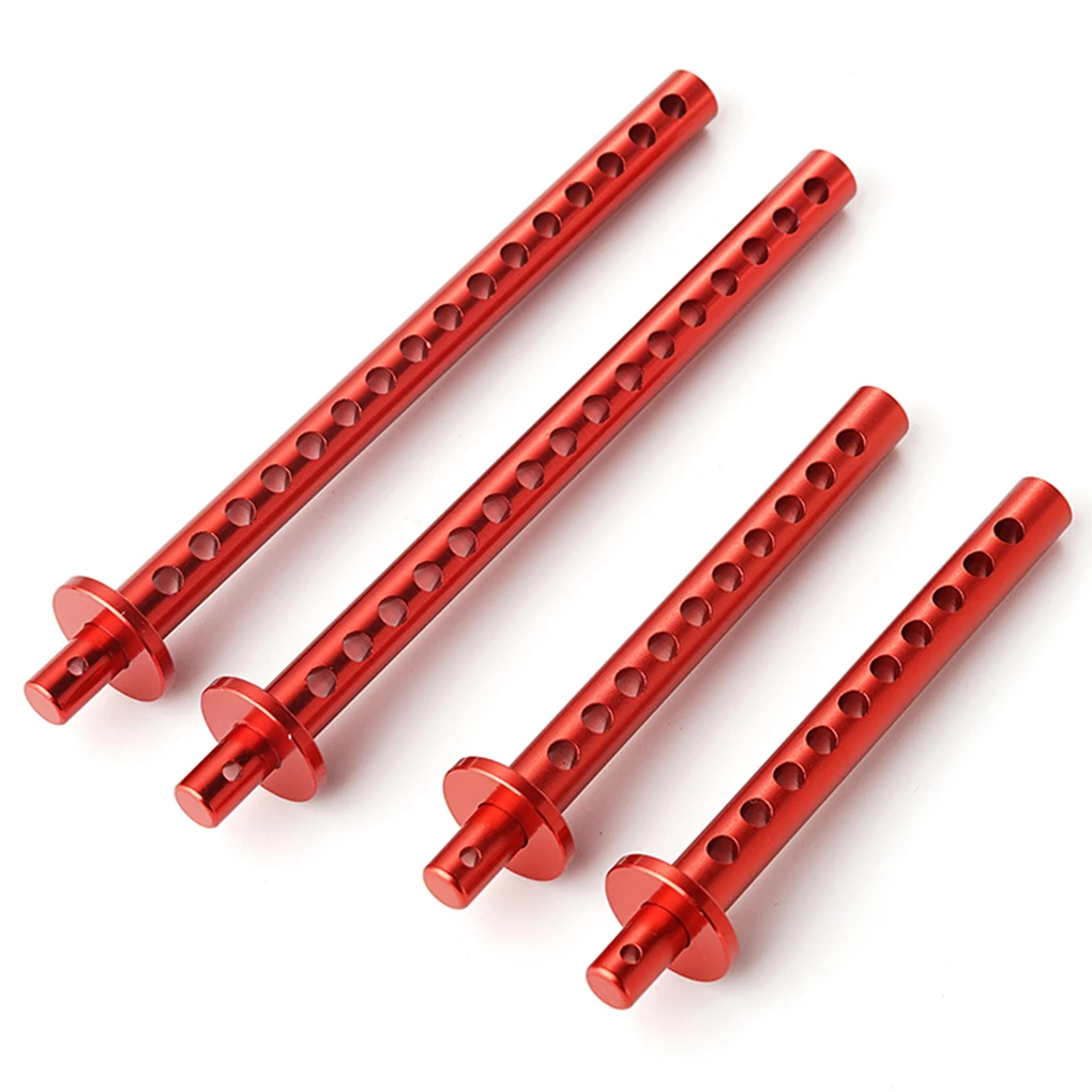 4pcs Aluminum Body Post Mounts Car Shell Shell Mount Column Part Model Accessories for 1/10 RC Crawler REDCAT GEN8