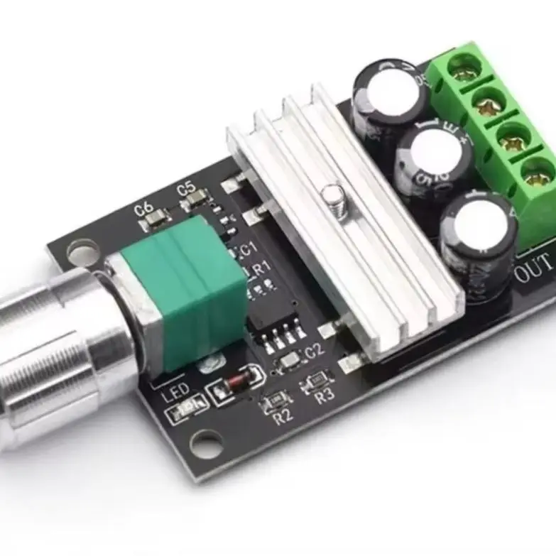 

PWM Motor Speed Control Controller Low Voltage Motor Speed Control Controller 6V12V24V28V 3A Speed Control Switch