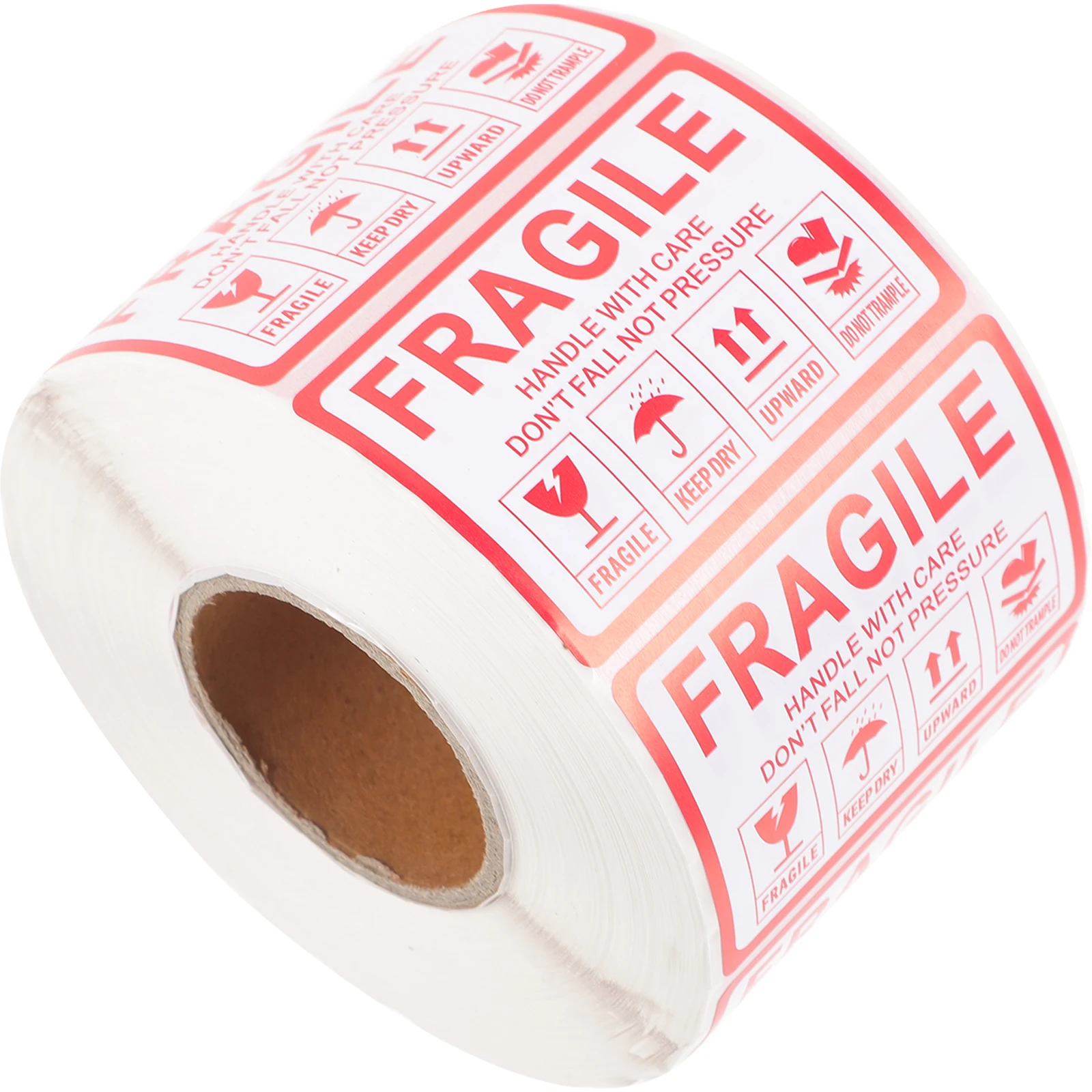 

Fragile Stickers 60x40mm Self Adhesive Warning Labels for Shipping Packing Copper Plate Design Easy Creative Style