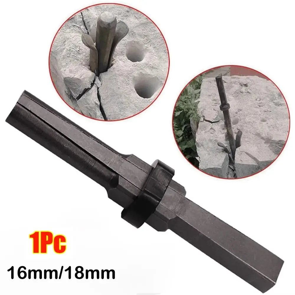 New Wedge Stone Splitter Heavy Duty Steel 16mm/18mm Stone Splitting Multipurpose Hand Tools Concrete