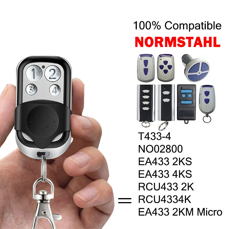 

Normstahl Crawford EA433 4KS 2KS 2KM T433-4 N002800 RCU 433-2 433-4 433-2K 433-4K Пульт дистанционного управления гаражными воротами Открыватель ворот 433МГц