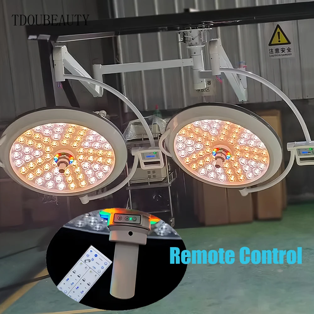 

Высококачественный медицинский аварийный хирургический светильник с двойной головкой и бестеневым хирургическим светом с дистанционным управлением, используемый для стоматологических пациентов