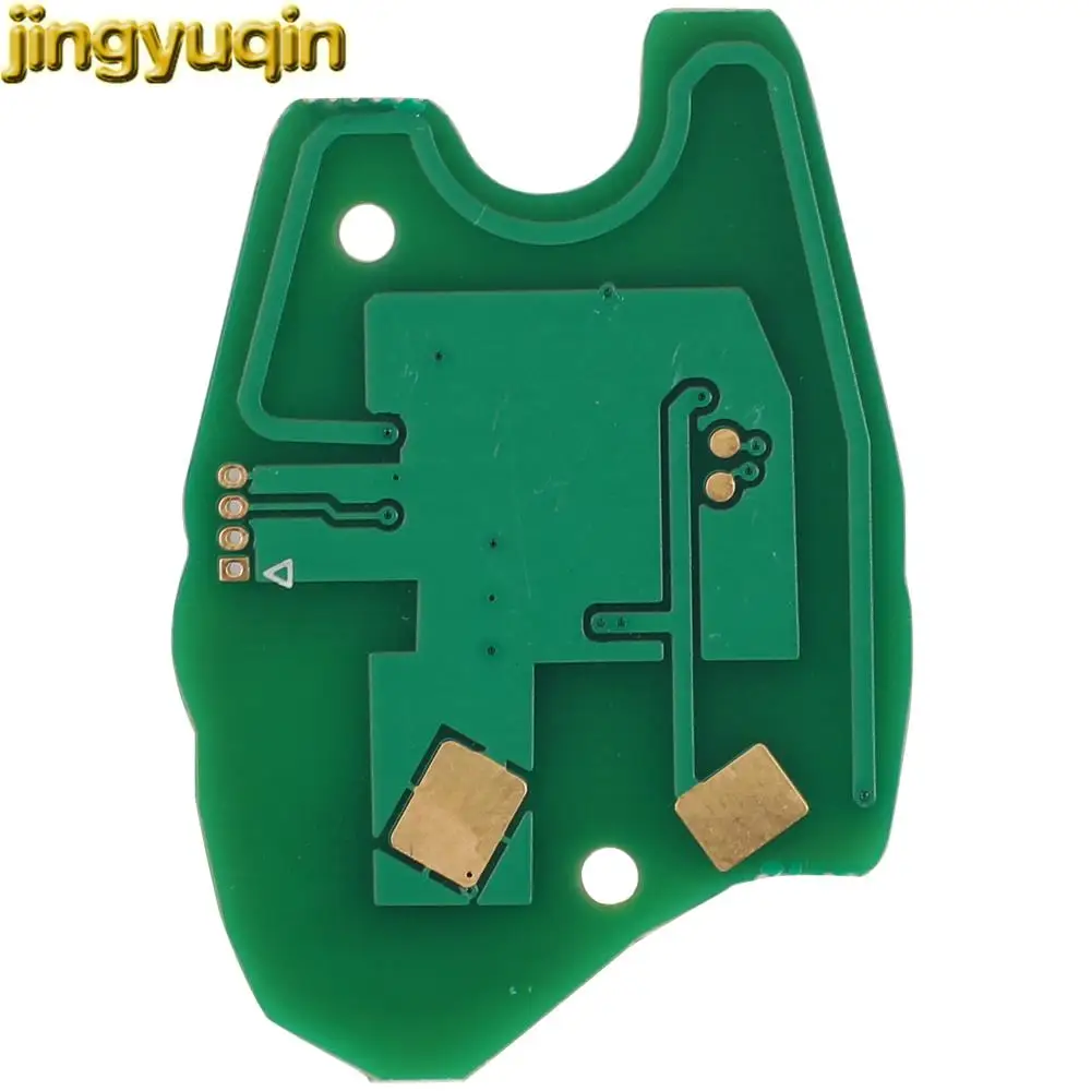 Jingyuqin Remote Car Key Circuit Board 433MHz ID46-PCF7946/PCF7947/4A-PCF7952E Chip For Renault Clio Scenic Kangoo Megane 2/3BTN