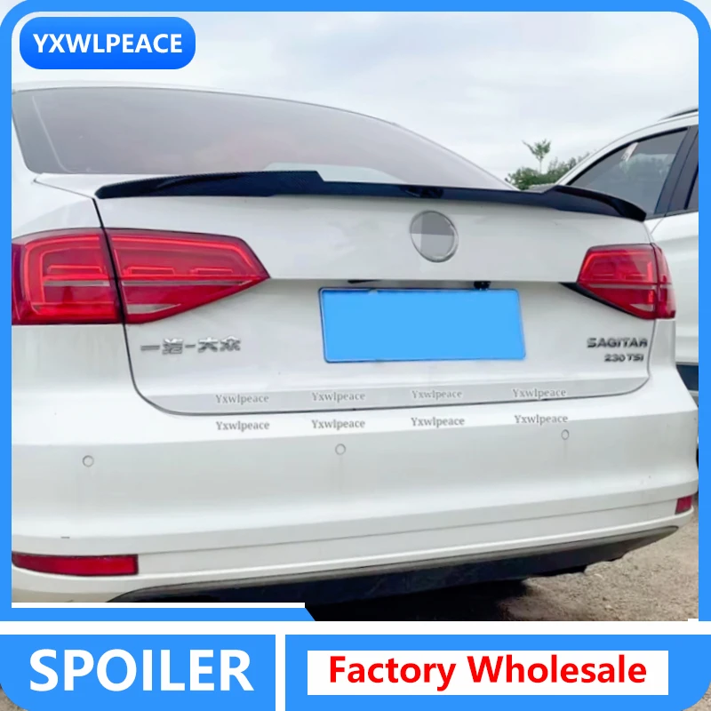 

For Volkswagen VW Jetta MK6 2012 2013 2014 2015 2016 2017 2018 M4 Style ABS Plastic Rear Trunk Lip Spoiler Body Kit Accessories