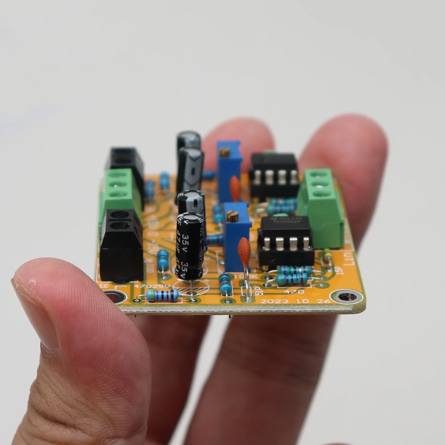 NE5534 DC Buffer Stereo OP-AMP Preamp Board OPA627 AD847 AD797 OPA637 Single op amp HIFI Audio Upgrade Preamplifier Module Ultra