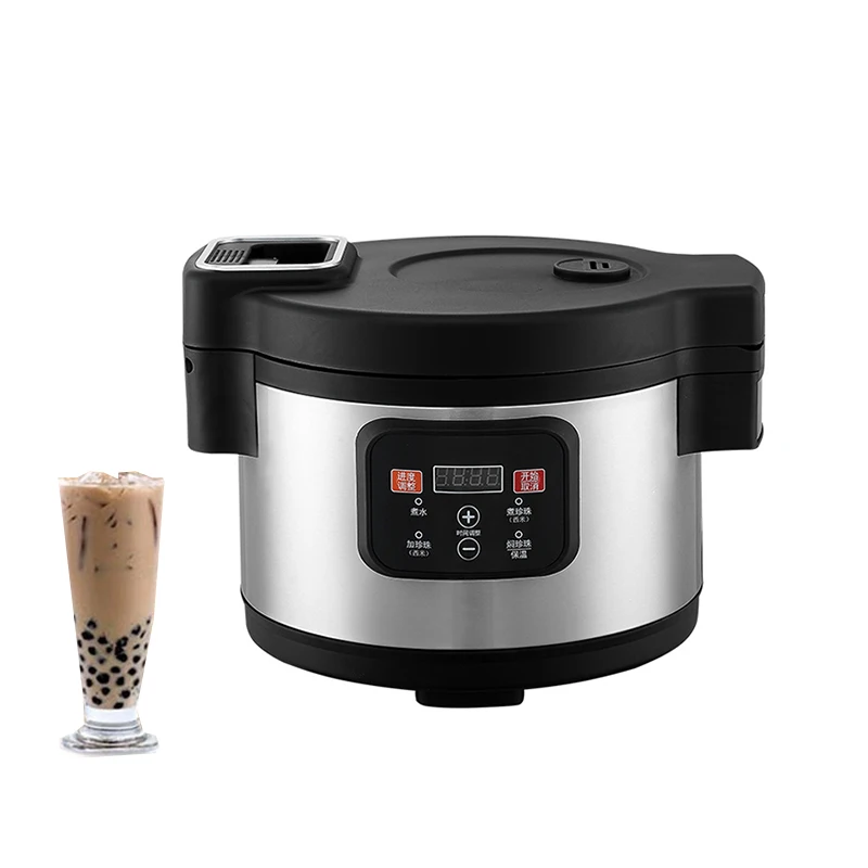 

110V/220V 12L Tapioca Pearls Machine Bubble Tea Pearls Sago Cooking Pot Automatic Boba Tea Cooker Milk Tea Pearl Boiler