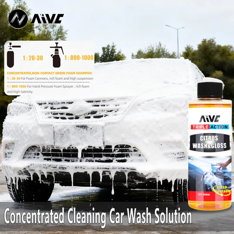 

Advanced Car Wash Foam - Super Concentrated Formula, Car Decontamination, Beauty Polishing Coating, High Concentration Water Wax