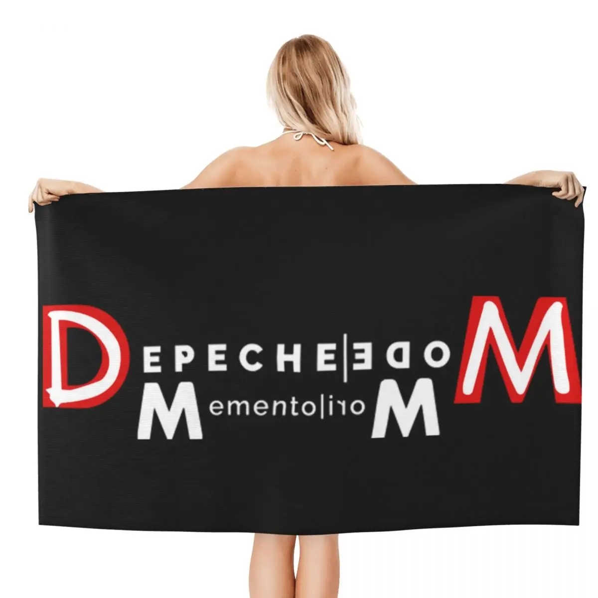 Custom Depeche Cool Mode Absorbent Microfiber Beach Bath Towel Quick Dry Music Shower Sports Towels