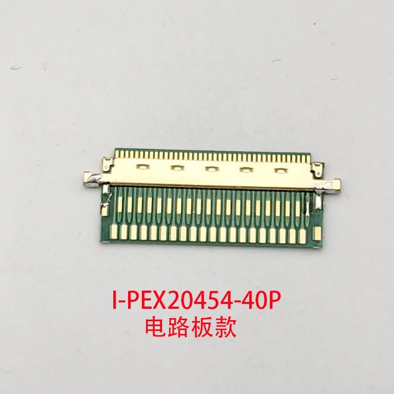 I-PEX20454-40P/30p 0.5mmedp que espaça o conector do adaptador lvds com placa de solda da mão de medição da tela da extremidade da placa de circuito ligada do pwb