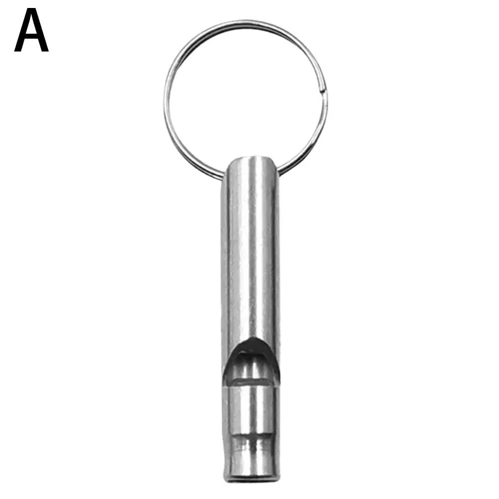 Mini Size Fluitjes Hanger Outdoor Multifunctioneel Fluitgereedschap Metaal Outdoor Survival Emergency Whistle Call Sleutelhanger Keyri E9a4