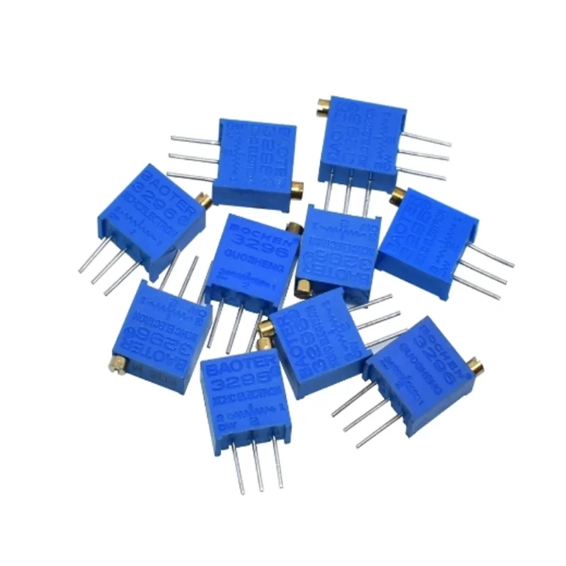 3296W 50 100 200 500 1K 2K 5K 10K 20K 50K 100K 200K 500K 1M Ohm Multiturn Trimmer Potentiometer Hoge Precisie Variabele Weerstand