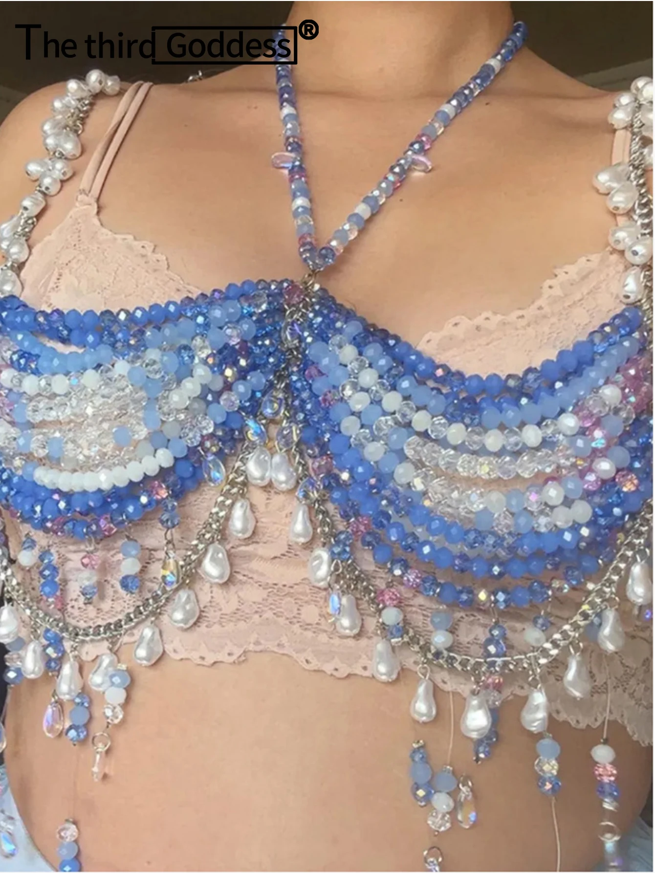 

Sexy see through metal rhinestone tops for woman summer club party crop top y2k clothes cropped beach corset halter tank top hot