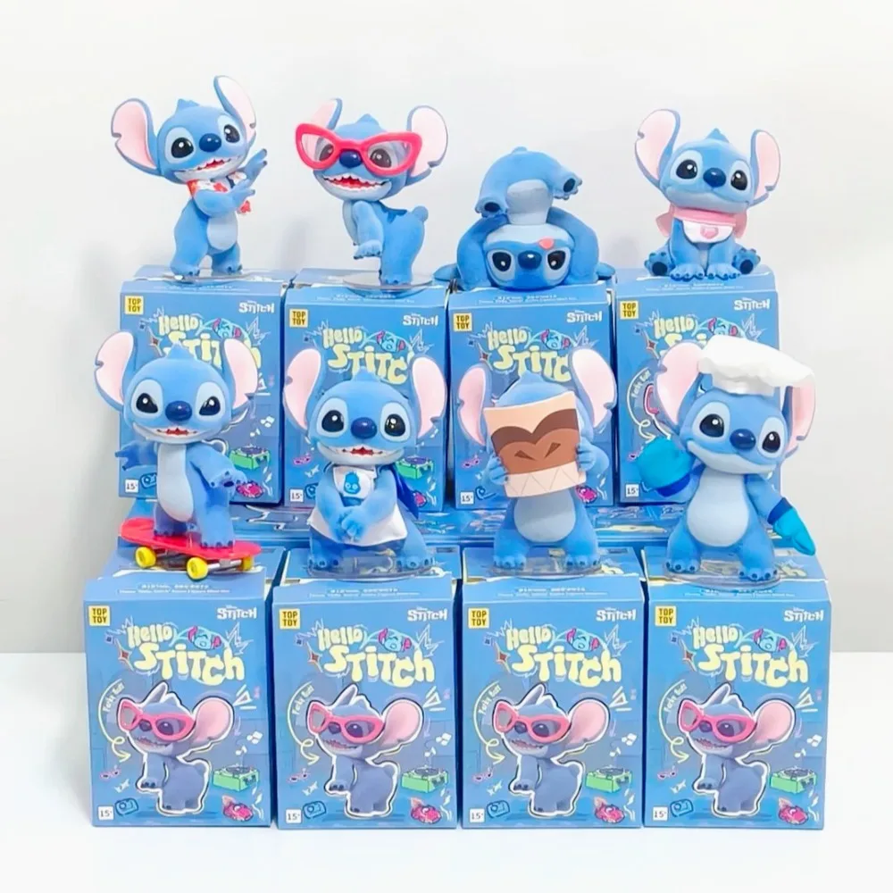 

Hello Stitch Series Blind Box Anime Figures Kawaii Cute Doll Desktop Ornament Collectible Model Ornaments Birthday Gift Toys