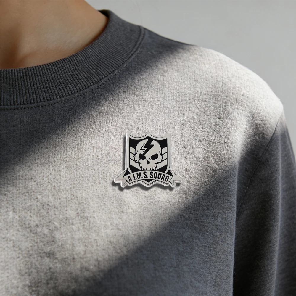 Kamen Rider Zero-One A.I.M.S. Squad Emaille-Pin Live-Action Science-Fiction Totenkopf-Band Fangeschenk Abzeichen Cosplay-Zubehör – Detail 7