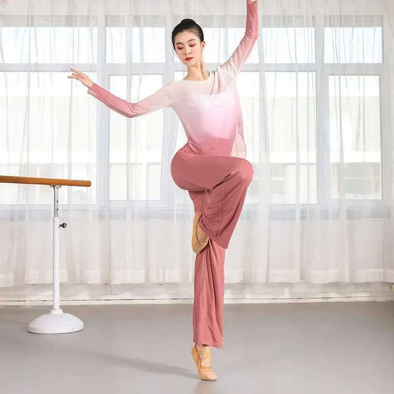 Classical dance clothes, practice clothes, female body rhyme, gauze clothes, gradual change of body, performance