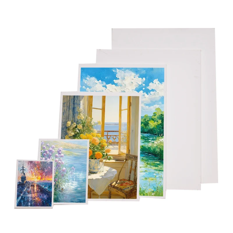 DIY Painting Frame Set - Solid Wood Structure with Canvas - Flexible Canvas Combination - Multiple Sizes - Professional Oil Painting Kit