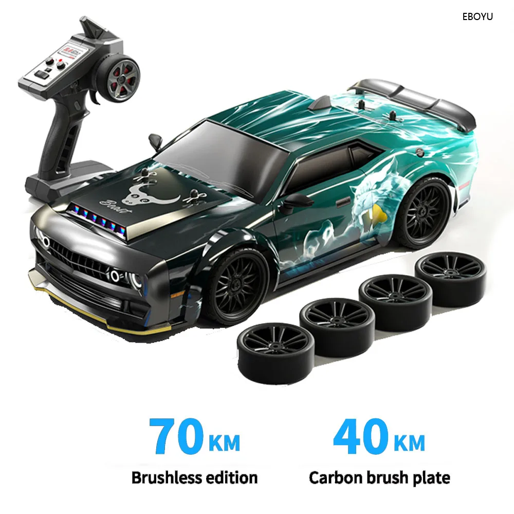 EBOYU SG216MAX/SG216PRO Retro RC Drift Car 2.4G 4WD 40-70km/h 1:16 High Speed RC Car Vehicles Muscle Car IPX4 Waterproof Toy RTR