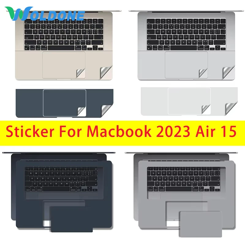

for MacBook 2024 Air 15 A294 13 M2 A2681 Pro 13 14 M3 A2442 Air 13.3” A2337 Palms Guard Rest Cover+Trackpad Protector Sticker