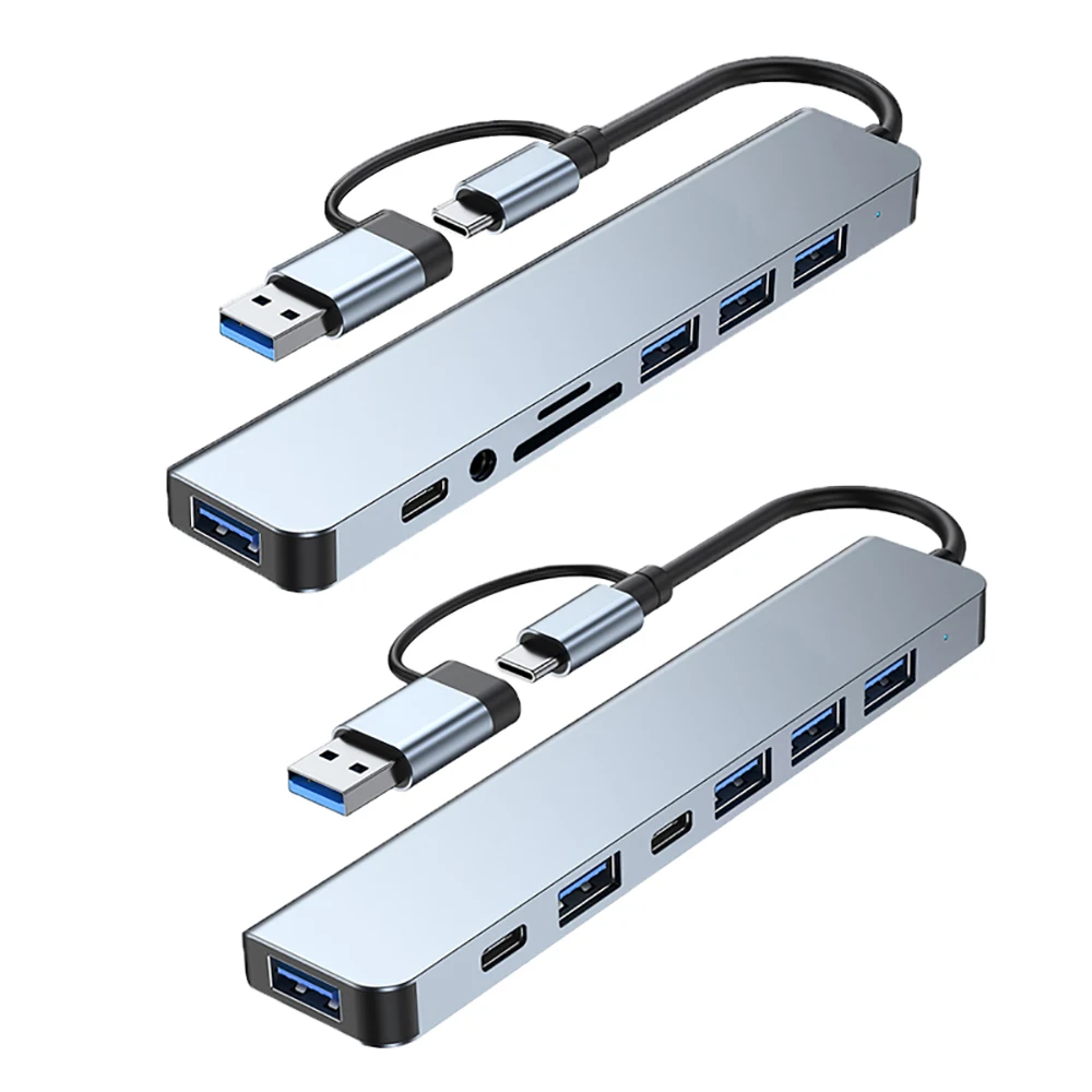 5Gbps 7 Ports USB 3.0 HUB TYPE-C HUB Multi USB Splitter Type-C High Data Transmission USB 3.0 OTG Adapter for Computer Macbook