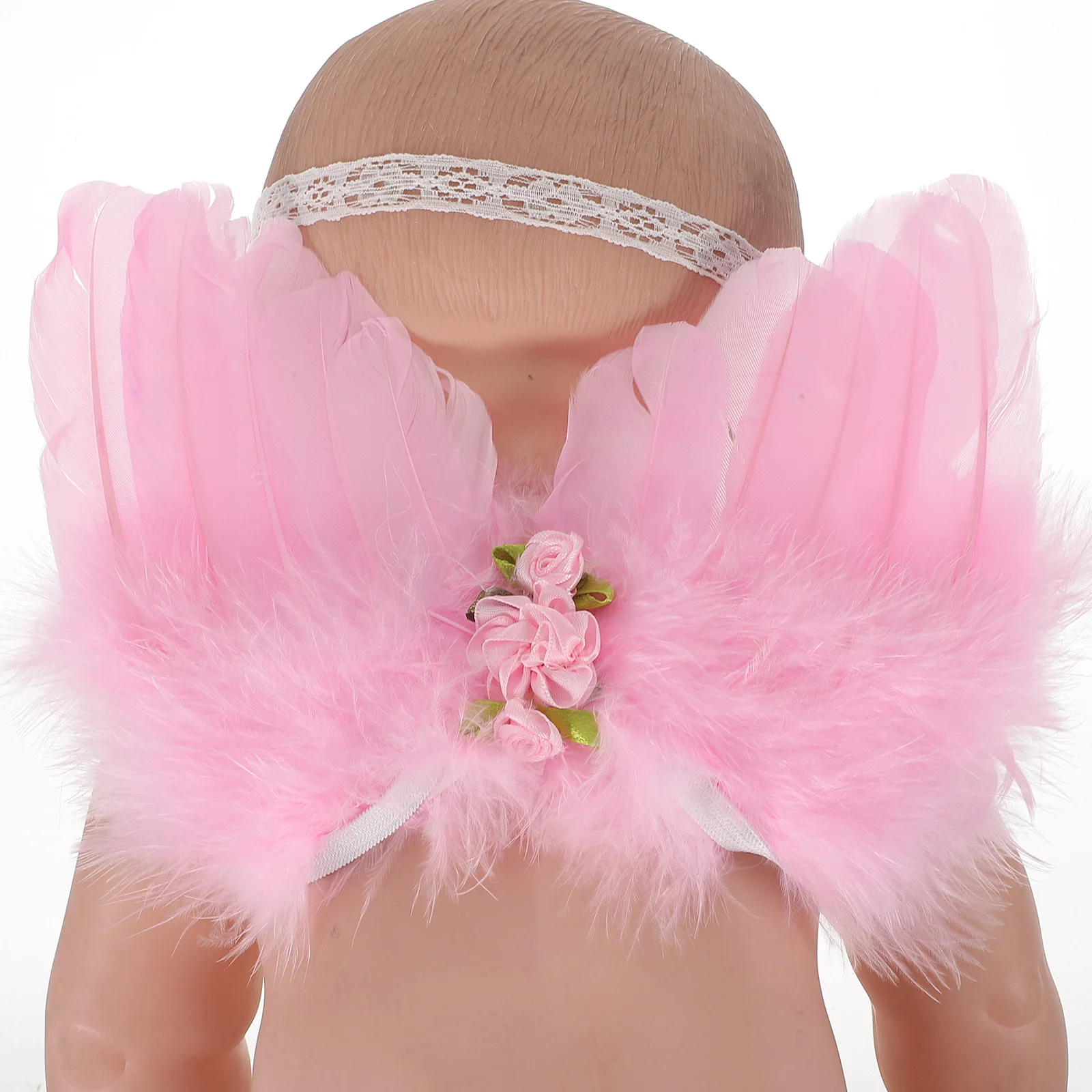 

1Set Baby Fairy Wing Costume Prop Lightweight Flower Headband Girls Cosplay Festival Photo Shoot Supplies Fairy Wing