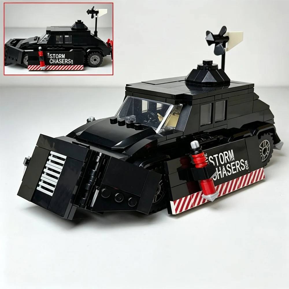 TIV2 Tornado Intercept Vehicle Building Blocks Model Storm Chasing Armored Car Bricks Set DIY Assembly For Gift Collection